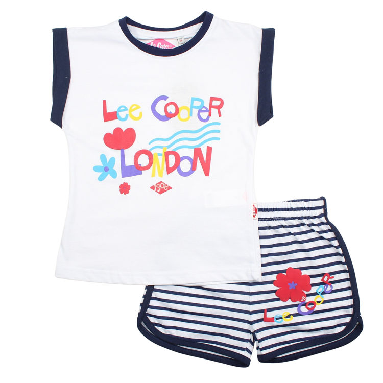 Picture of LC11766 LEE COOPER GIRLS 100% COTTON TWO PIECE SET